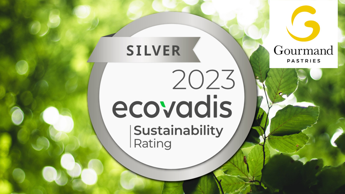 Gourmand Pastries obtient la médaille d'argent EcoVadis 2023 !